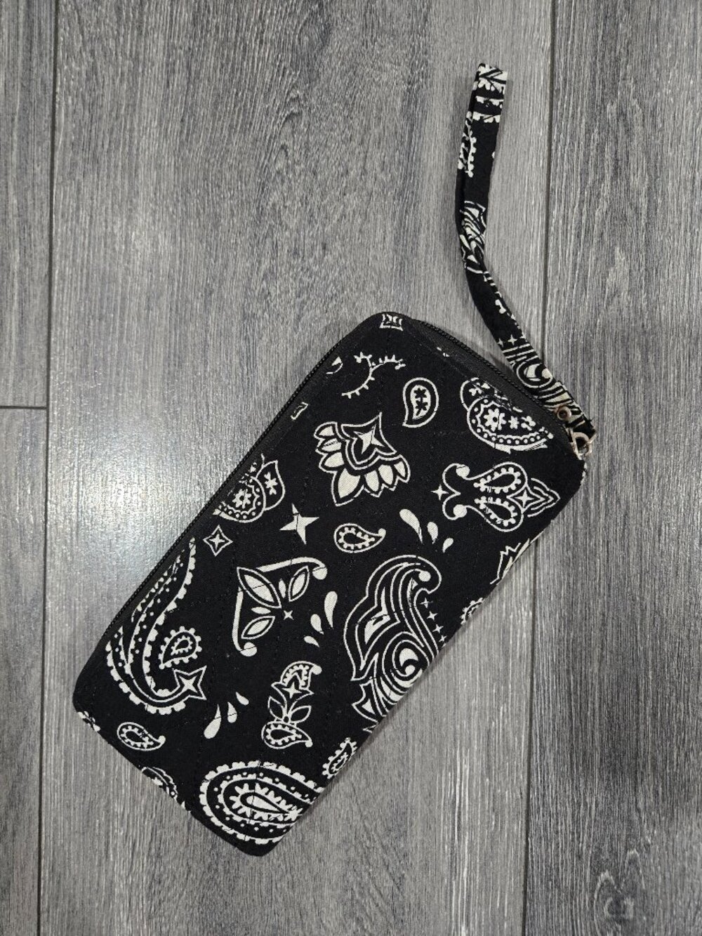 Paisley Wristlet Wallet